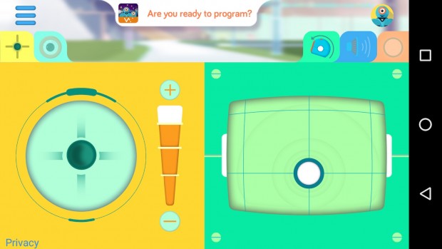 Mit der Go-App k&ouml;nnen wir Dash einfach steuern ... (Bild: Alexander Merz/Golem.de)