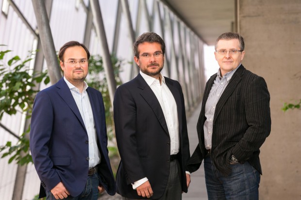 Die drei Gründer des Startups aus Graz: Jörg Schönbacher, Andrea Rusconi-Clerici und Ferruccio Bottoni (von links nach rechts) (Foto: Usound)
