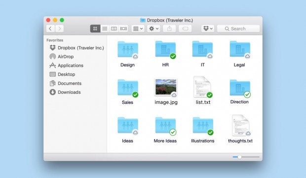 Dropbox Smart Sync kommt für Windows und MacOS. (Bild: Dropbox)
