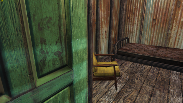 Fallout 4 mit Standard-Texturen (Screenshot: Golem.de)