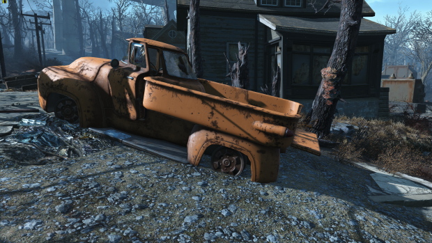 Fallout 4 mit Hi-Res-Texturen (Screenshot: Golem.de)