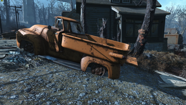 Fallout 4 mit Standard-Texturen (Screenshot: Golem.de)