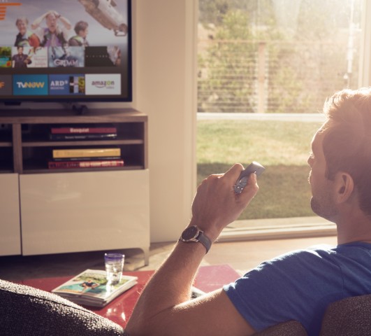 Per Knopfdruck wird Alexa aktiviert. (Bild: Amazon)