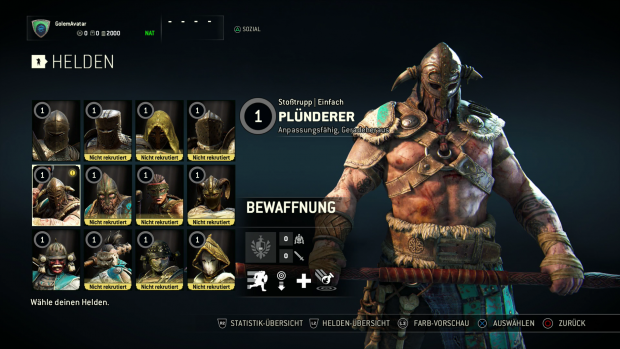 Erst nach und nach schalten wir alle Klassen frei. (Screenshot: Golem.de)