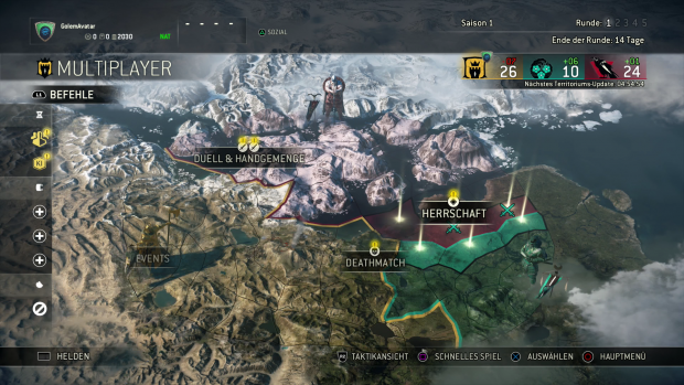 Der Fraktionskrieg ist das Herzstück von For Honor. (Screenshot: Golem.de)