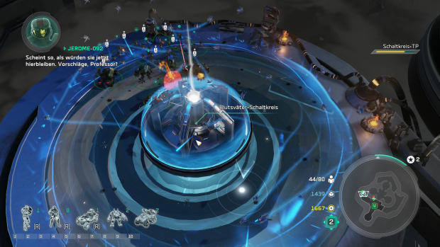 Diese besondere Stelle wird von Drohnen beschützt, die nicht so einfach auszuschalten sind. (Screenshot: Golem.de)