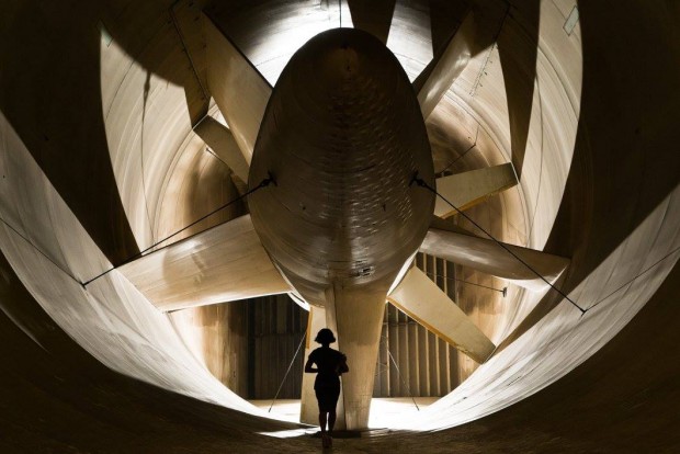 Einzelne Szenen wurden in einem echten Windkanal von Lockheed Martin Aeronautics gedreht. (Bild: 20th Century Fox)