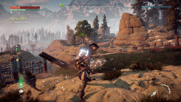 In Kämpfen sind Taktik, oft aber auch einfach nur schnelle Reflexe gefragt. (Screenshot: Golem.de)