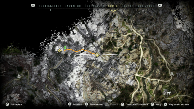 Die Übersichtskarte bietet viel Navigationsunterstützung. (Screenshot: Golem.de)