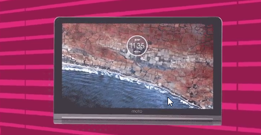 Idee eines Tablet-Mods &aacute; la Yoga Tablet (Bild: Lenovo)