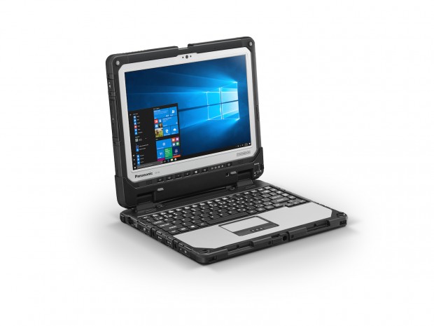 oder als Notebook-Display verwenden. (Bild: Panasonic)