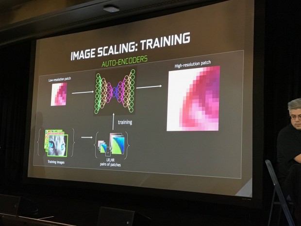 Bereits jetzt lassen sich Texturen neuronal hochskalieren. (Foto: Peter Steinlechner/Golem.de)