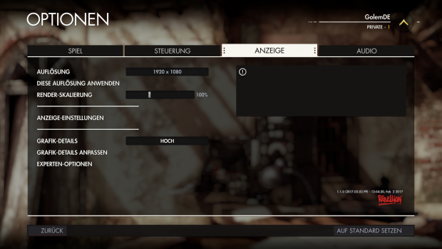 Die Grafik der PC-Version passen wir zum Teil im Spiel ... (Screenshot: Golem.de)