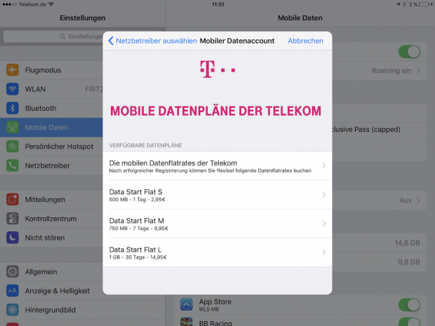 Deutsche Telekom (Screenshot: Golem.de)