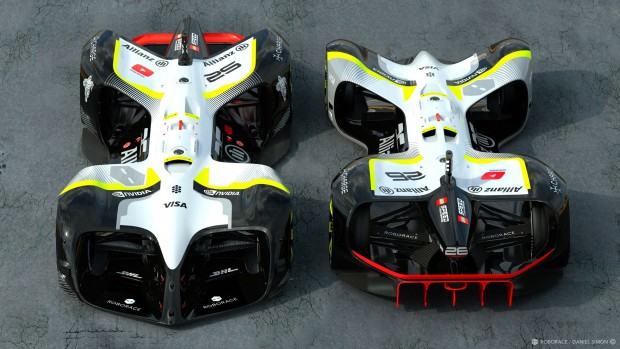Gesteuert werden sie von einem leistungsfähigen Rechner von Nvidia. (Bild: Roborace)