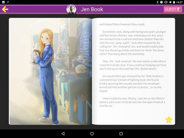 Die Anleitung kommt in Form einer Geschichte daher (Bild: Smart Gurlz)