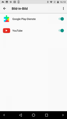 Diese ist zwar für Youtube bereits aktiviert, funktioniert aber noch nicht. (Screenshot: Golem.de)