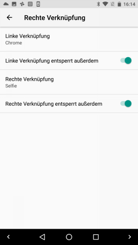 ... und die Frontkamera für ein Selbstporträt öffnen. (Screenshot: Golem.de)