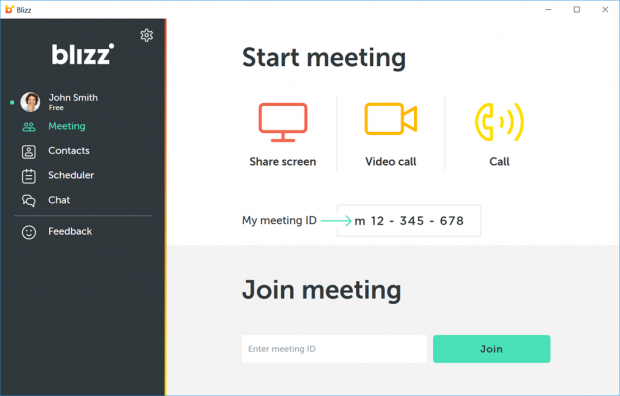 Meetings können auf verschiedene Arten gestartet werden. (Bild: Teamviewer)