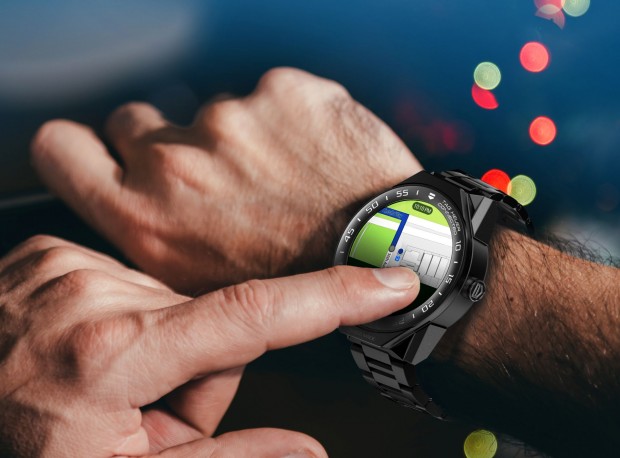 Die Smartwatch läuft mit Android Wear 2.0 als Betriebssystem. (Bild: Tag Heuer)