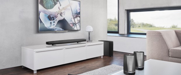 Die Soundbar lässt sich in ein Multiroom-System einbinden. (Bild: Denon)