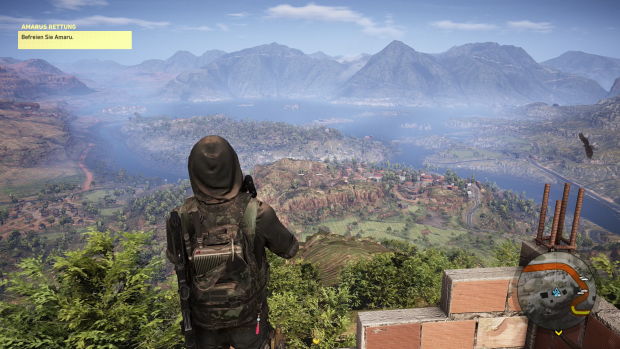 Schöne Fernsicht: Solche Ausblicke gibt es in Wildlands oft. (Screenshot: Golem.de)
