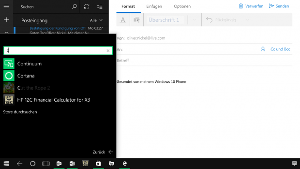 Die Suchfunktion ist umständlich zu erreichen. (Screenshot: Oliver Nickel/Golem.de)