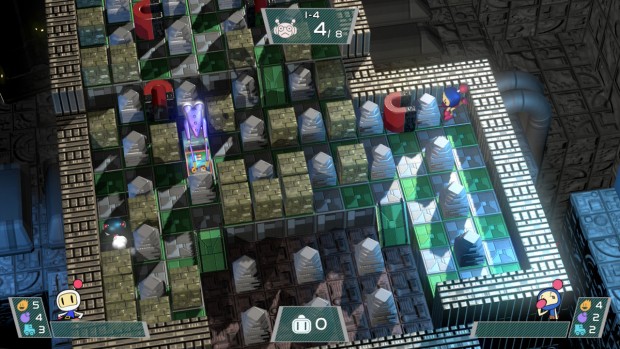 Simpel aufgebaute Karten bestimmen das Spiel. Wir spielen zu zweit und teilen uns die Leben. (Screenshot: Golem.de)