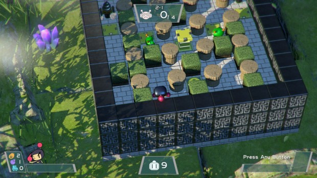 In der zweiten Welt müssen vier Gegner besiegt werden. (Screenshot: Golem.de)