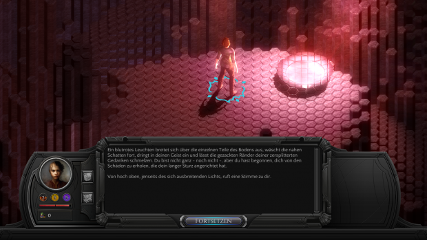 Zu Beginn tappen wir im wahrsten Sinne des Wortes im Dunkeln ... (Screenshot: Golem.de)