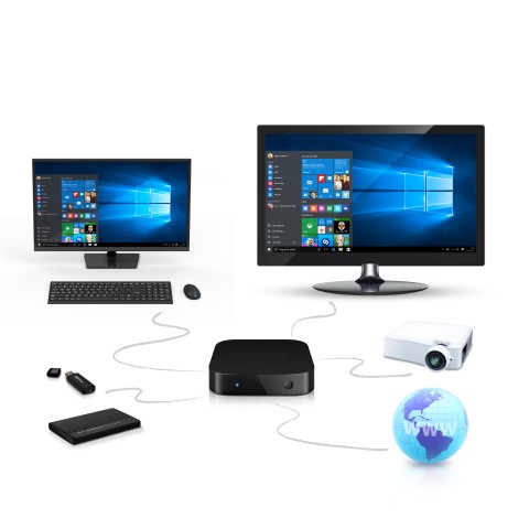 Der PC soll für mehrere Situationen verwendet werden können. (Bild: Trekstor) 