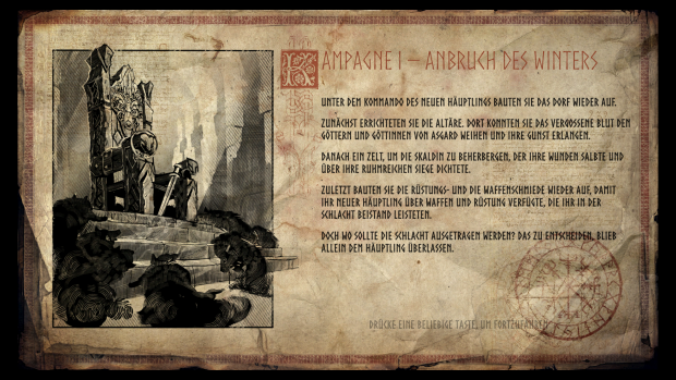 Zwischen den Einsätzen erzählen Texttafel die Handlung. (Screenshot: Golem.de)