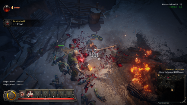 Ab und zu gibt es etwas Splatter & Gore. (Screenshot: Golem.de)