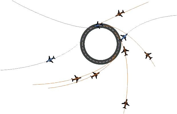 Die Kreisform soll Starts und Landungen direkt gegen den Wind erm&ouml;glichen. (Bild: The Endless Runway)