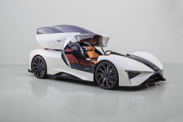 Das Auto bietet Platz f&uuml;r drei Insassen: ... (Foto: Techrules)