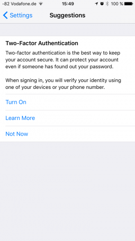 Ein wichtiger Sicherheitstipp (Screenshot: Golem.de)