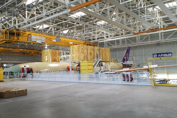 Hierbei handelt es sich jedoch um ein A359 von Thai Airways. (Foto: Andreas Sebayang)