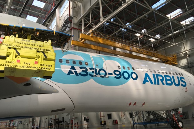 Neben dem A350-1000 wird der neue A330neo getestet. (Foto: Andreas Sebayang)