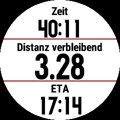 Das Feld unten zeigt die gesch&auml;tzte Ankunftszeit. (Screenshot: Golem.de)