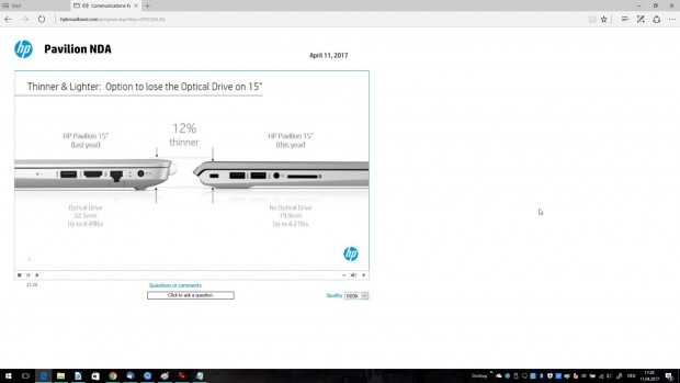 Die neue Generation ist dünner. (Bild: HP)