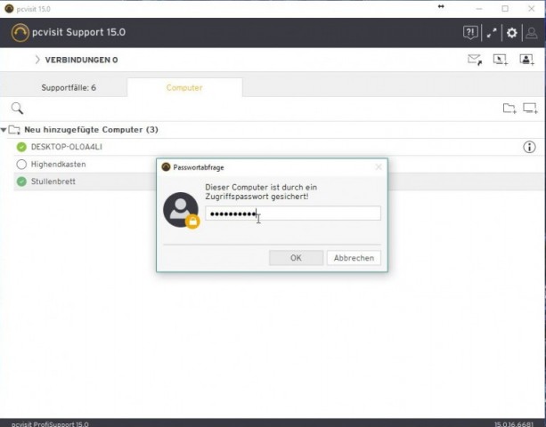 Wir k&ouml;nnen den Fernzugriff und Einstellungen mit Passwort sch&uuml;zen. (Screenshot: Oliver Nickel/Golem.de)