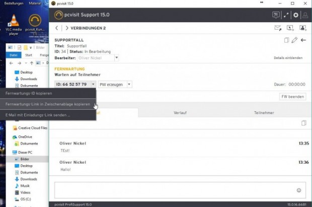 Anhand einer Nummer k&ouml;nnen Nutzer des Kundenmoduls einer Sitzung beitreten. (Screenshot: Oliver Nickel/Golem.de)