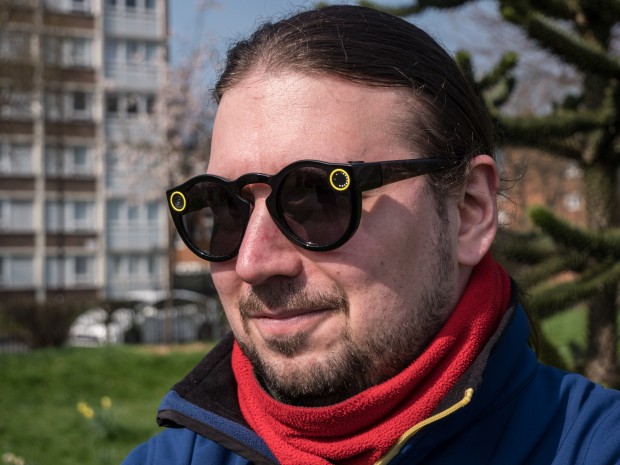 Nicht jedem steht Snaps Kamerabrille ... (Bild: Martin Wolf/Golem.de)