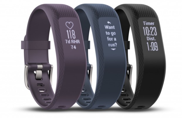 Das Wearable ist in drei Farben erh&auml;ltlich. (Bild: Garmin)