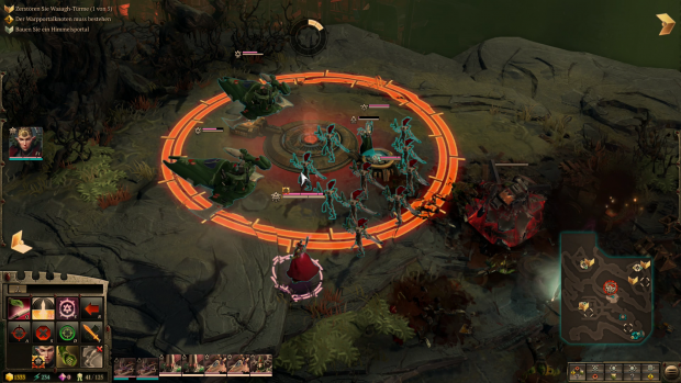 Mit unseren Truppen besetzen wir einen der wichtigen Ressourcenpunkte. (Screenshot: Golem.de)