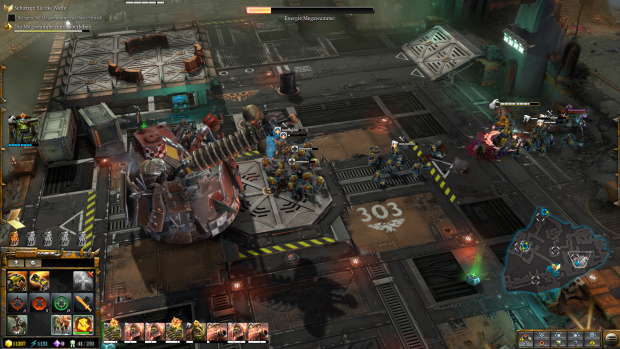 Die Megawumme verschiebt sich beim Schießen. (Screenshot: Golem.de)