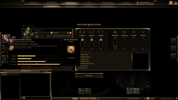 Im Multiplayermodus suchen wir nach anderen Spielern. (Screenshot: Golem.de)