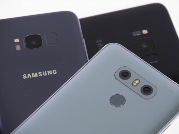 Die neuen Samsung-Geräte haben die Kamera des Galaxy S7; das G6 kommt wie das G5 mit einer Dual-Kamera mit zusätzlichem Weitwinkelobjektiv. (Bild: Martin Wolf/Golem.de)
