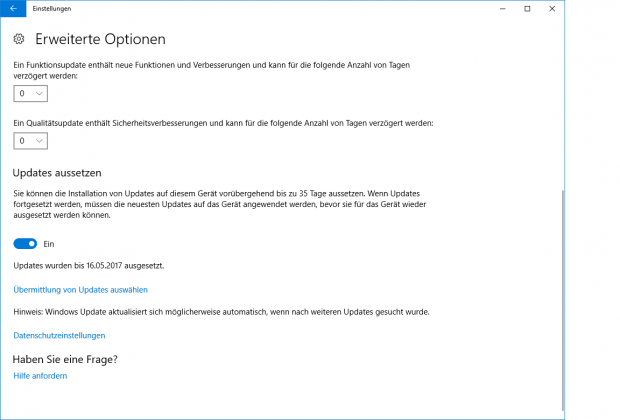 Allerdings gibt es diese Optionen nur in der Pro-Version (Screenshot: Golem.de)