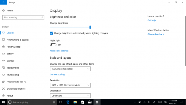 Ohne Zweitbildschirm werden sinnlose Informationen nicht mehr angezeigt. (Screenshot: Golem.de)
